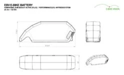 E-Bike Vision - EBV Batterie De Cadre Compatible Bosch Active (Plus) / Performance (CX) 36 V -Monde Du Velo e bike vision batterie de cadre compatible bosch active performance 2 3840x2160