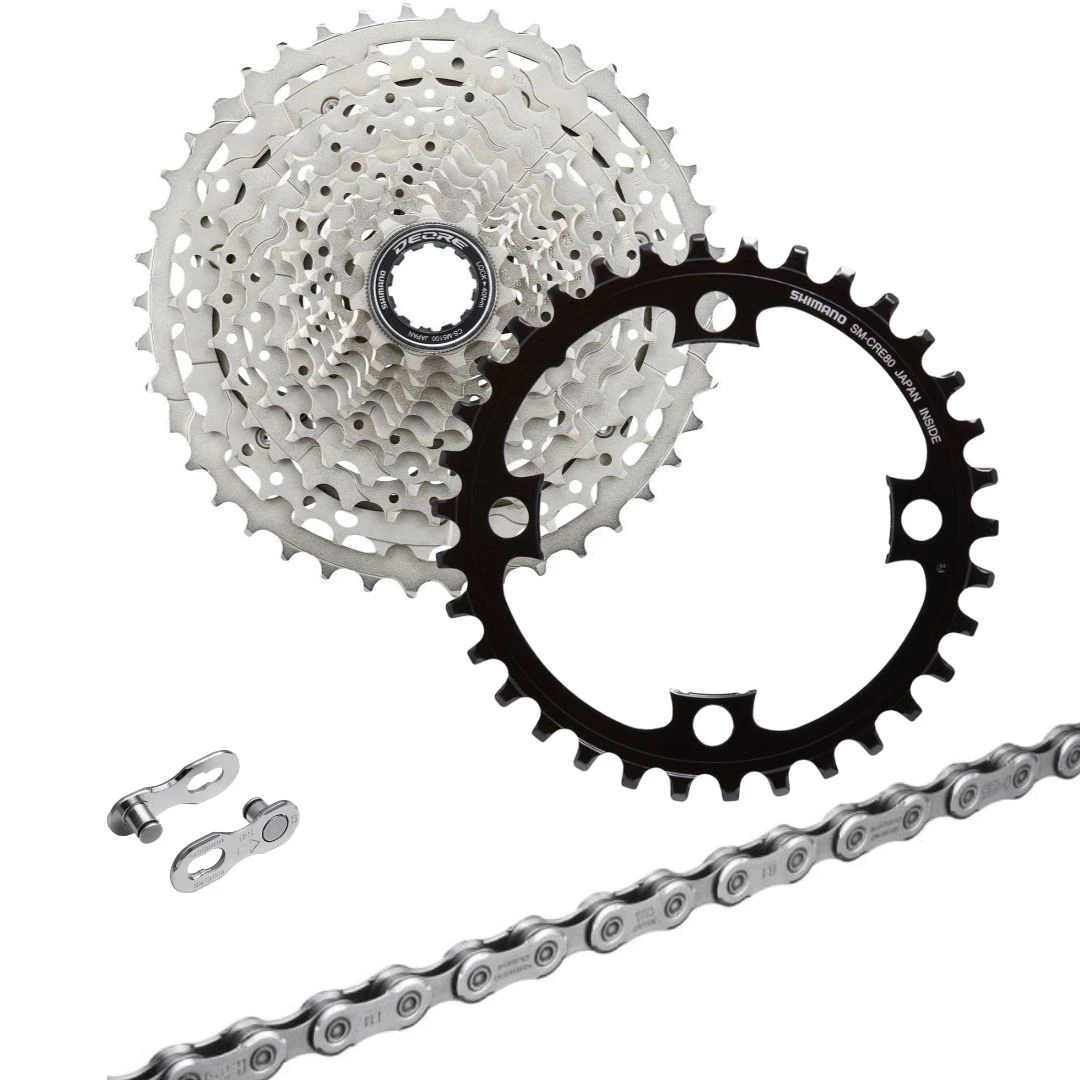 Kit Transmission Shimano Deore 11 V Pour Moteur Shimano Steps 3 Kit Transmission Shimano Deore 11 V Pour Moteur Shimano Steps